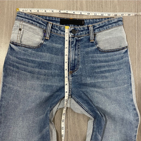 Alexander Wang Ride Flip Skinny Jeans in Light Indigo Aged Ankle Revolve Size 26 - Picture 14 of 16